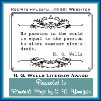 [H. G. Wells Award - No passion in the world is equal to the passion to alter someone else's draft.  H. G. Wells]